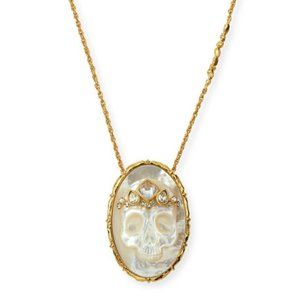 NFS WANTED! Alexis Bittar Muse D'or Skull Necklace